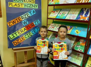 "Zwierzęta w literaturze" konkurs plastyczny